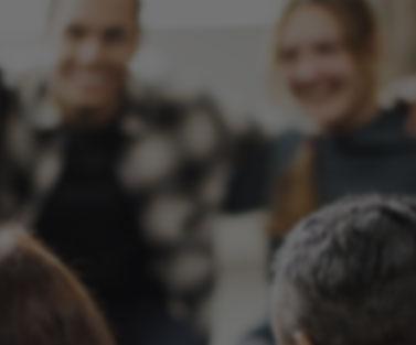 Employees in a huddle