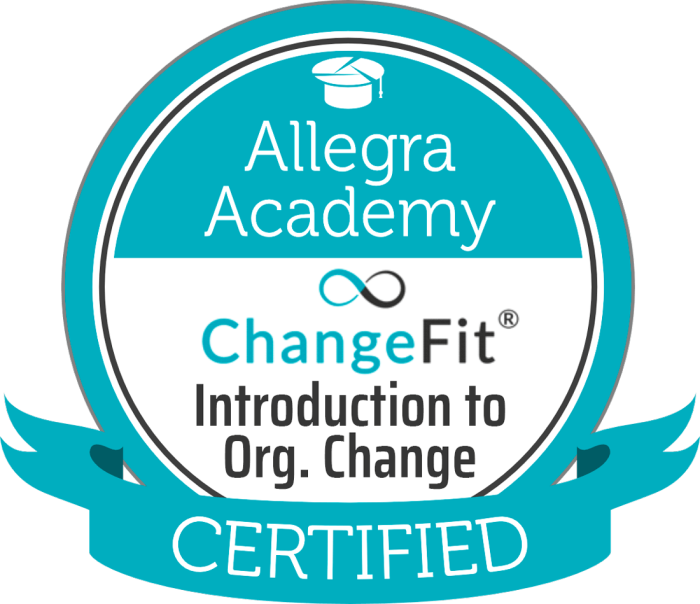 ChangeFit® Introduction to Organisational Change digital badge